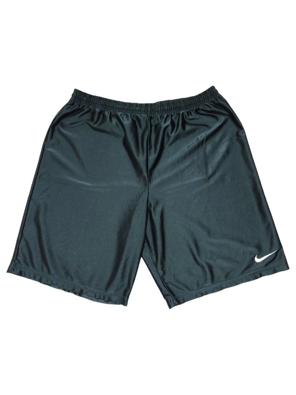 Nike Men’s Silky Shiny Dazzle Vintage Athletic Basketball Gym Shorts Green Large